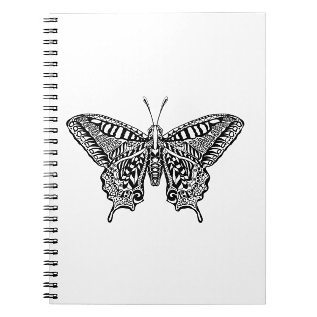 Style Butterfly Spiral Notebook (Front)