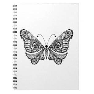 Style Butterfly Spiral Notebook