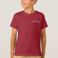 Style & Care Maroon Colour T-Shirt