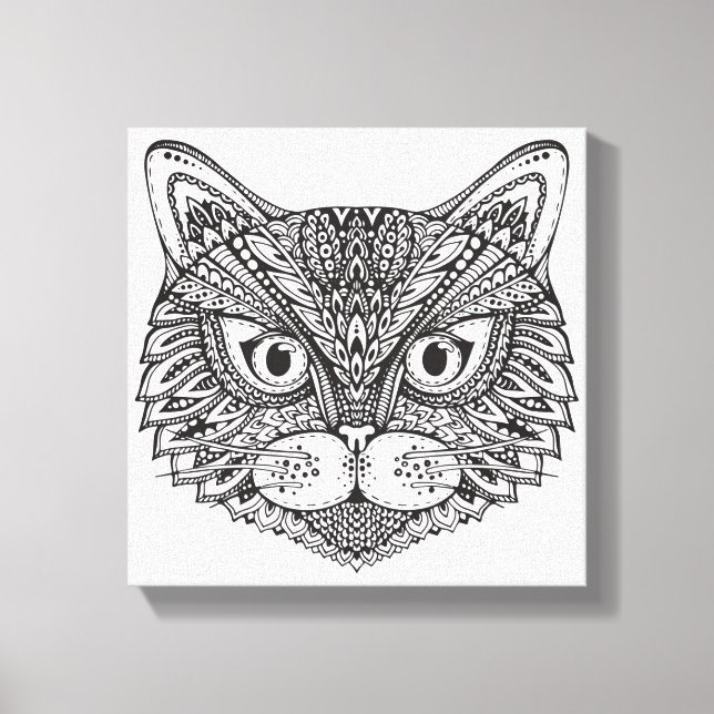 Style Cat 11 Canvas Print (Front)