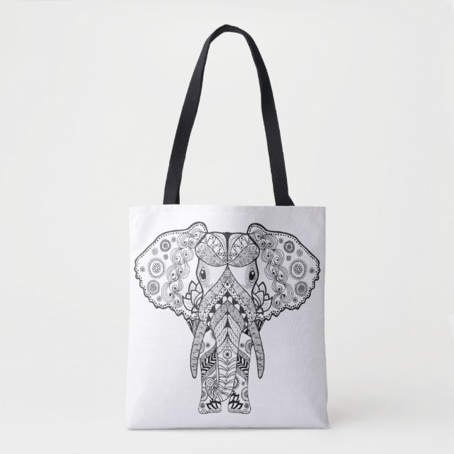 Style Elephant 2 Tote Bag (Front)