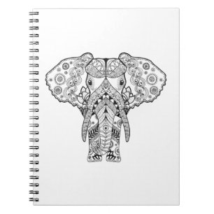 Style Elephant Spiral Notebook