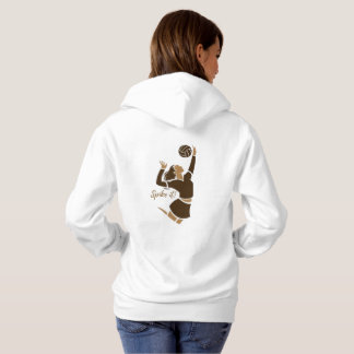 Style for Volleyball Enthusiast Hoodie