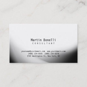 Style Grey White Pattern Consultant Business Card