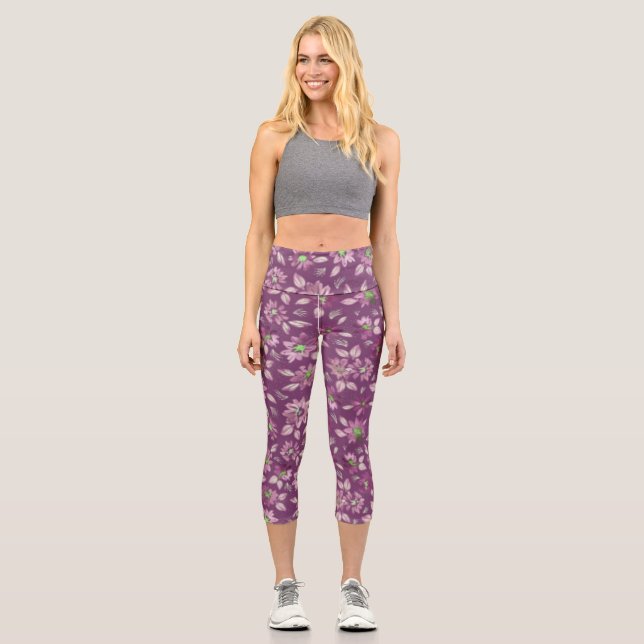 Style: High Waisted Capris Custom made with care,  (Front)