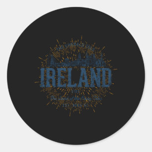 Style Ireland Classic Round Sticker