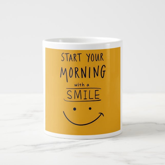 Style: Jumbo Some days, a regular size cup of joe  (Front)