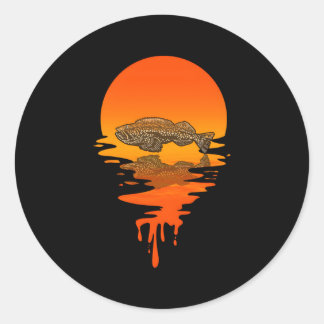 Style Lingcod Classic Round Sticker