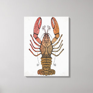 Style Lobster Canvas Print