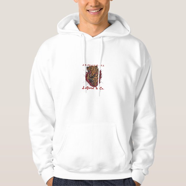 Style: Men's Basic Hooded Sweatshirt Enjoy the com (Front)