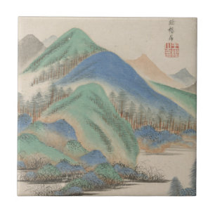 Style of Various Old Masters   Landscape Tile
