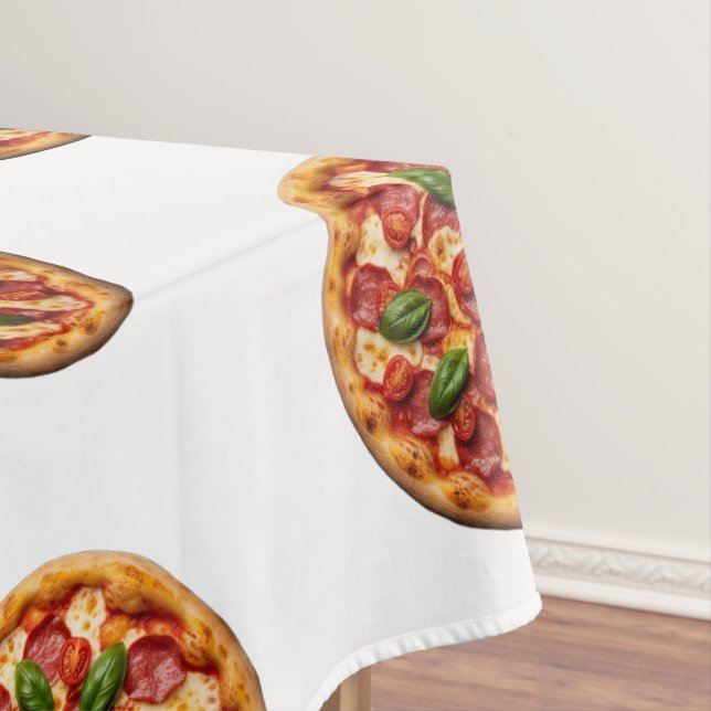 style pizza tablecloth (In Situ)