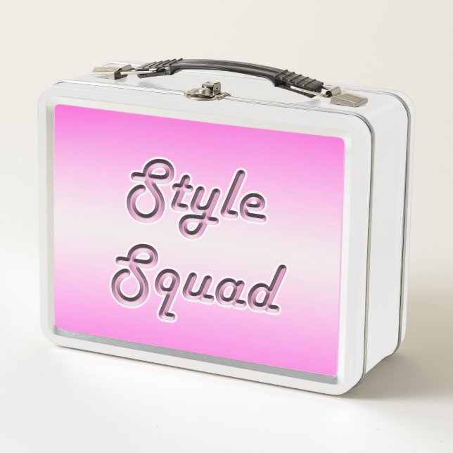 Style Squad Metal Lunch Box (Front)