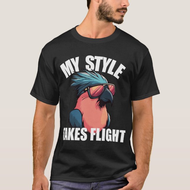 Style Takes Flight Cool Bird T-Shirt (Front)