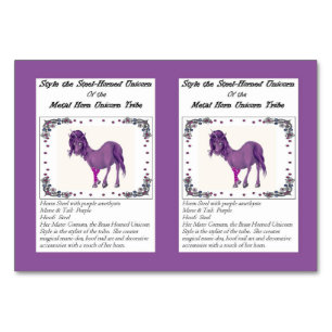 Style the Steel Horned Unicorn Trading Card