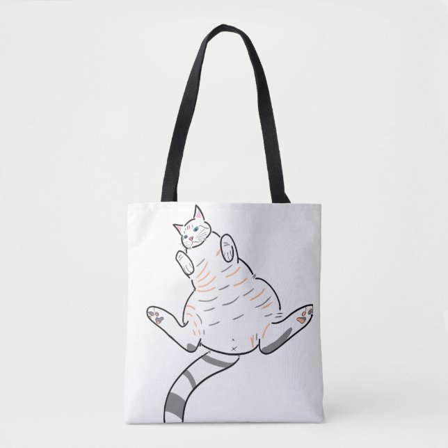 Style: Tote bag, meme kitty (Front)