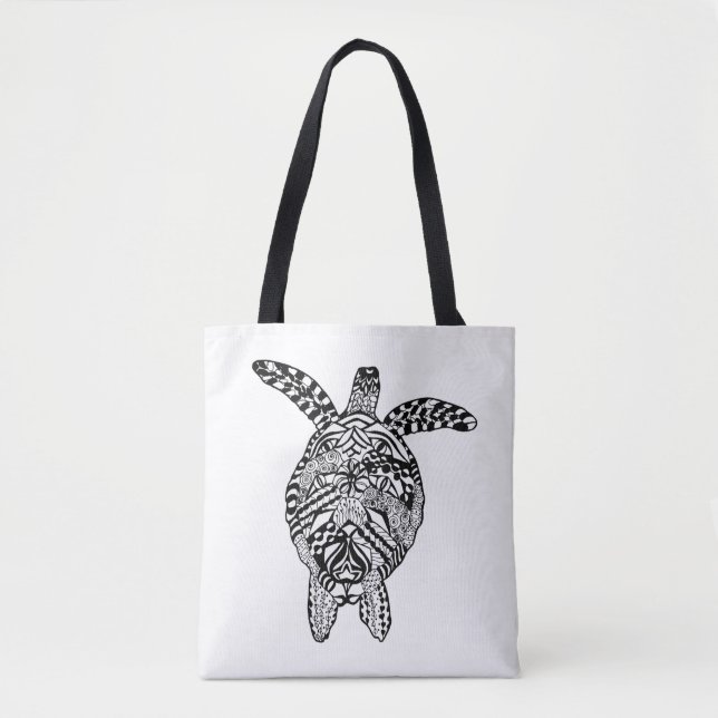 Style Turtle 2 Tote Bag (Front)