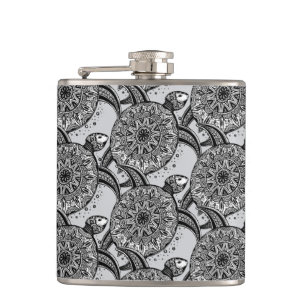 Style Turtle Pattern Hip Flask