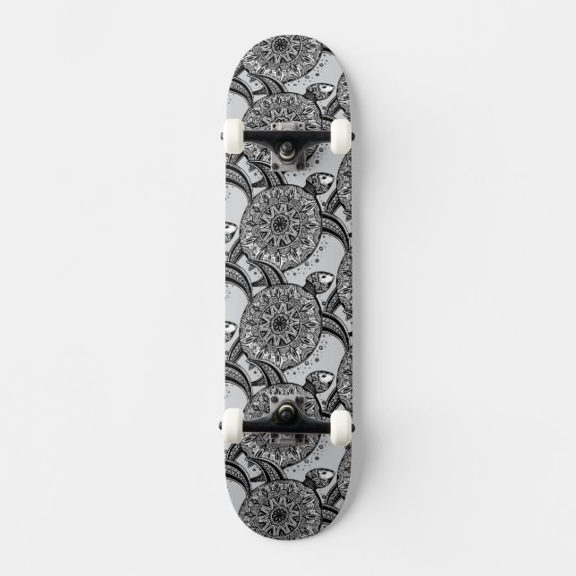 Style Turtle Pattern Skateboard (Front)