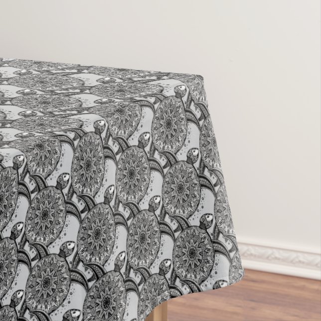 Style Turtle Pattern Tablecloth (In Situ)