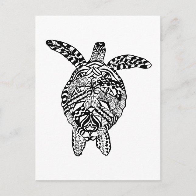 Style Turtle Postcard (Front)