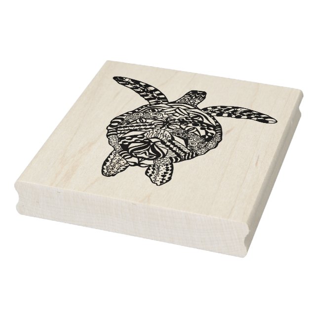 Style Turtle Rubber Stamp (Stamp)