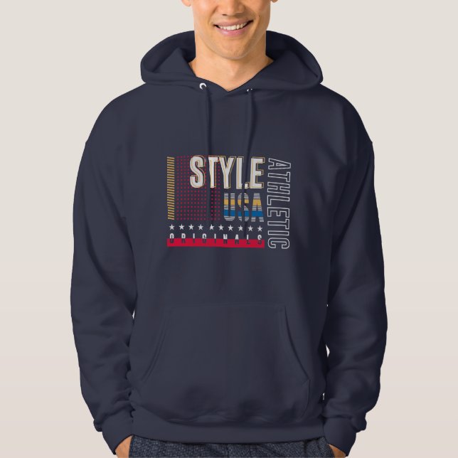 Style USA Athletic Hoodie (Front)