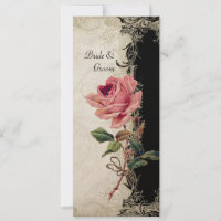 Style Vintage Rose Black n Cream Lace