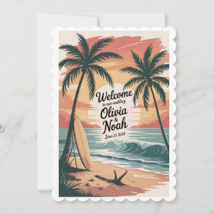 [Style] Wedding Welcome Poster Sign [Theme] Person Invitation