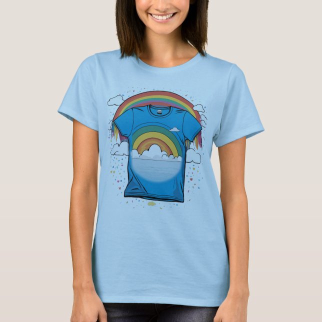 Style Women's Basic T-Shirt This basic t-shirt fea (Front)