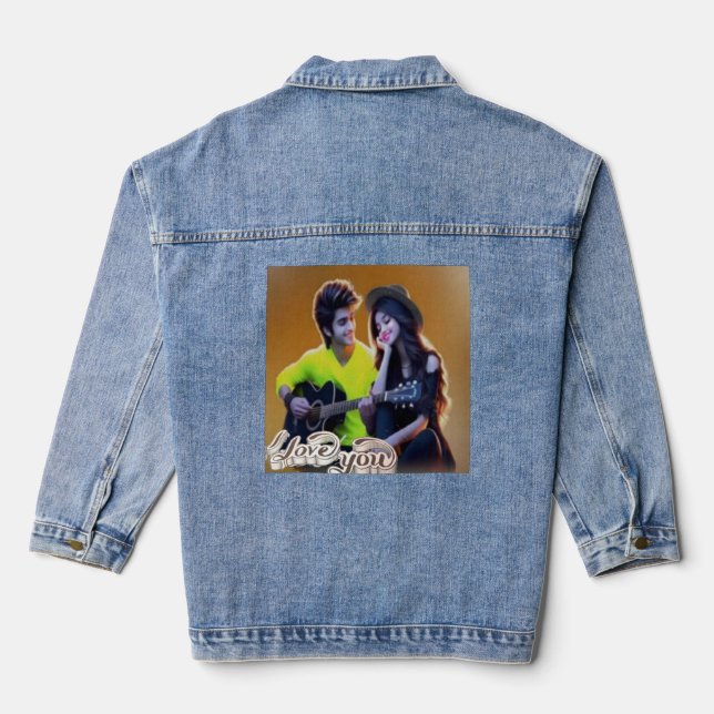 Style: Women's Denim Jacket (Jean Jacket (Back)