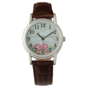 Style: Women's Rhinestone White Enamel Watch