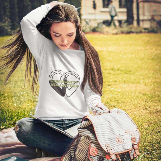 Styled Ccommunity Volunteer T-Shirt (Creator Uploaded)