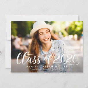 Styled Class Graduation Announcement Invitation