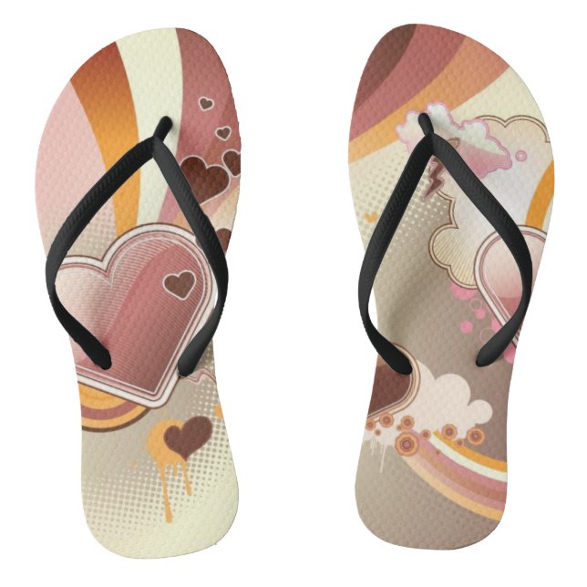 Styled design background jandals (Footbed)