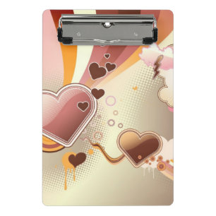 Styled design background mini clipboard