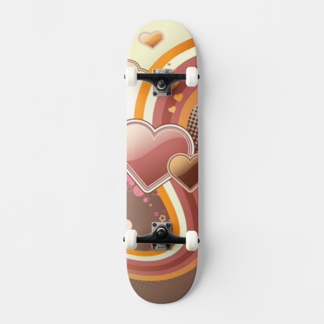 Styled design background skateboard (Front)