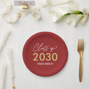 Styled Gallery EDITABLE COLOR Grad Party Plates