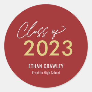 Styled Gallery Editable Colour Graduation Stickers