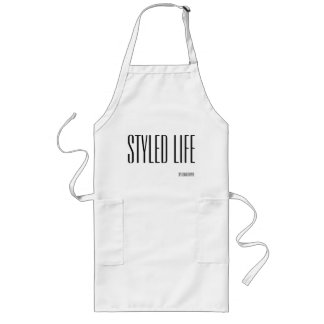 Styled Life Long White Apron