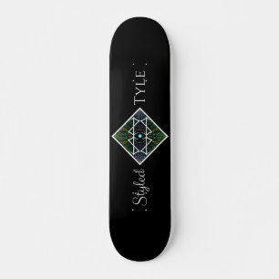 Styled Tyle Logo Skateboard
