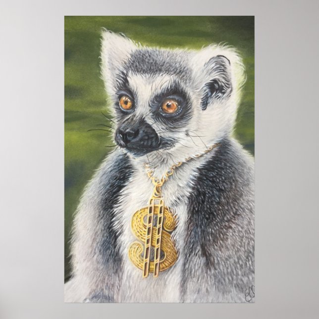 Stylin Lemur Poster (Front)