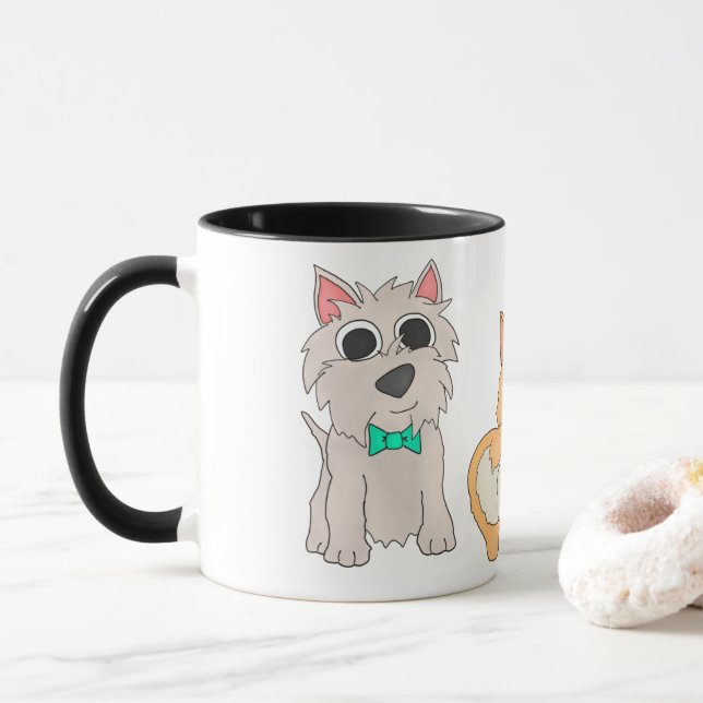 Styling and Profiling - Doggie Coffee Mug (With Donut)