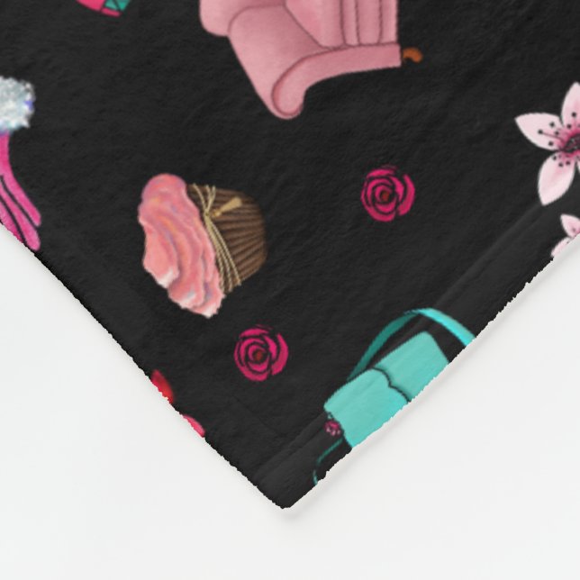 Styling Girlie Fleece Blanket (Corner)