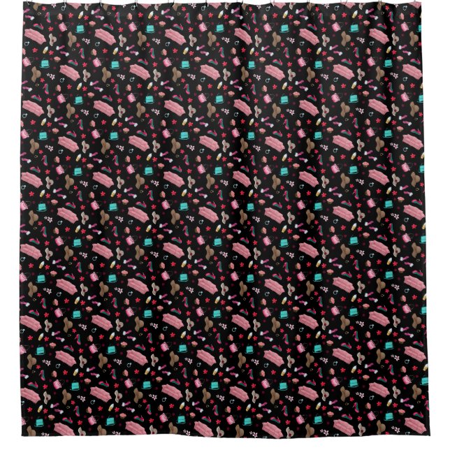 Styling Girlie Shower Curtain (Front)