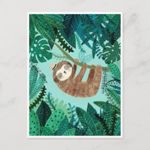 Styling Sloth Postcard