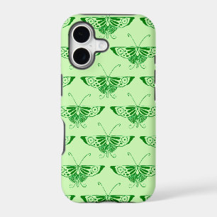 Stylised Art Deco butterfly - emerald green