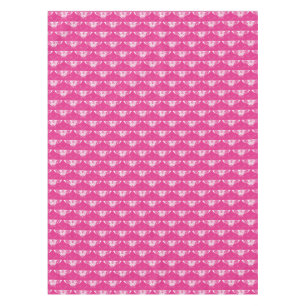 Stylised Art Deco butterfly  - fuchsia pink Tablecloth