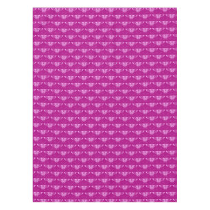 Stylised Art Deco butterfly - magenta and pink Tablecloth