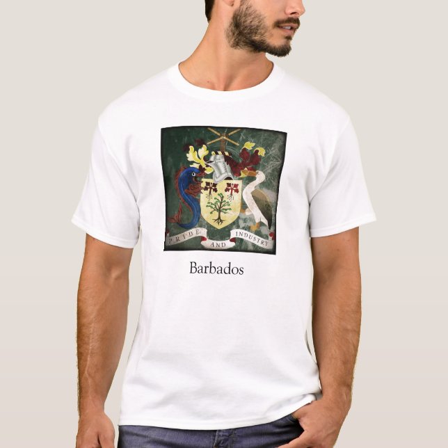 Stylised Barbados COA T-Shirt (Front)